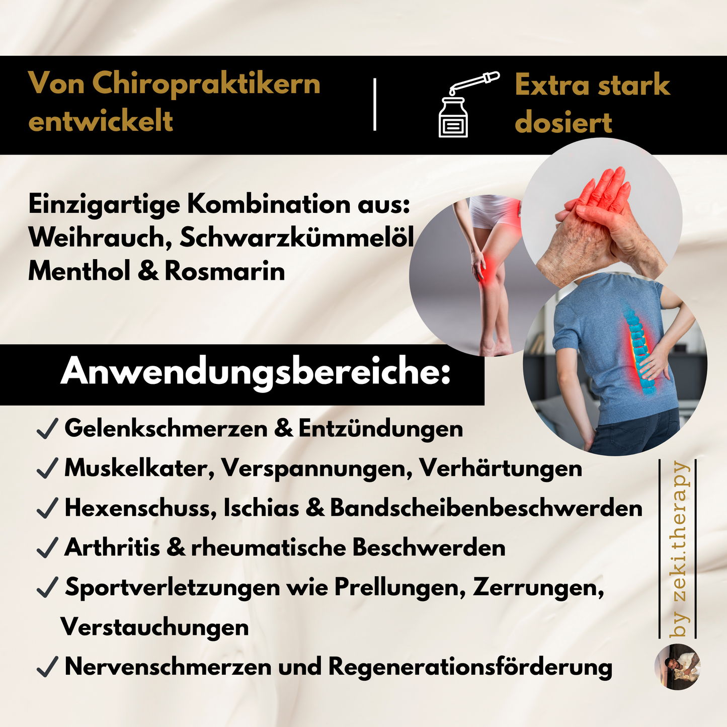 Vitalsitis Gold - Die intensive Weihrauchcreme für Muskeln und Gelenke