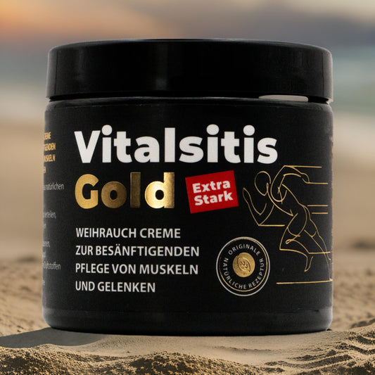 Vitalsitis Gold - Die intensive Weihrauchcreme für Muskeln und Gelenke